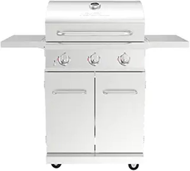 Nexgrill 3-Burner Stainless Steel Gas Grill