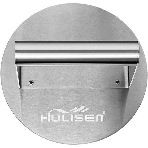 HULISEN Stainless Steel Burger Press for Griddle Cooking