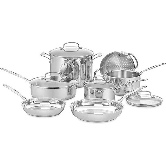 stainless steel cookware set