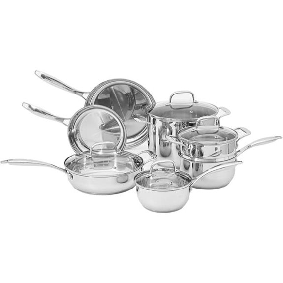 stainless steel cookware set