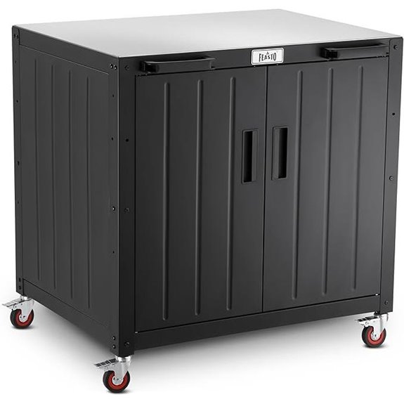 stainless steel grill cart