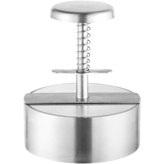 Brigii Stainless Steel Hamburger Patty Press (4.5)