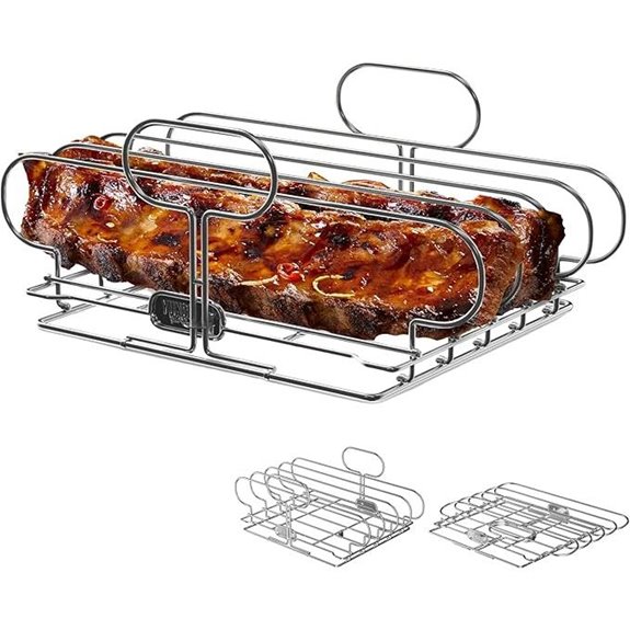 Yukon Glory Collapsible Stainless Steel Rib Rack