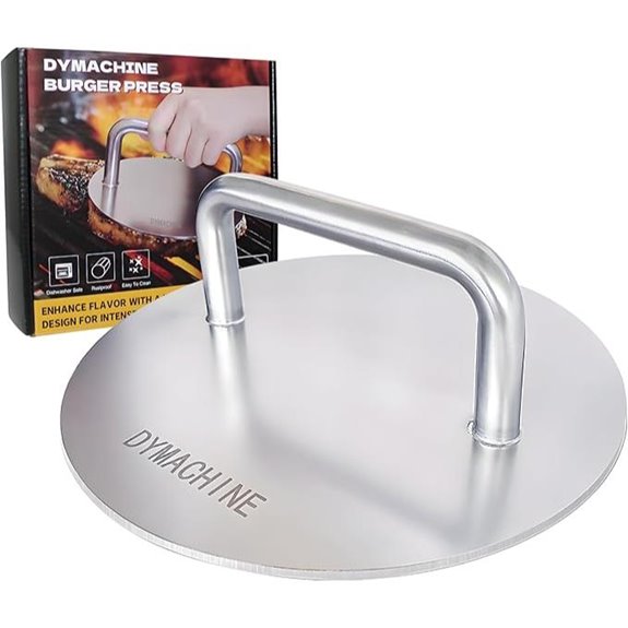 Smash Burger Press 8.5 Inch Stainless Steel