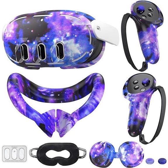 Meta Quest 3 VR Accessories Kit (Starry Purple)
