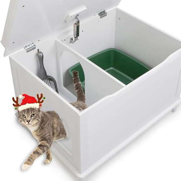 Designer Cat Litter Box Enclosure with Cover