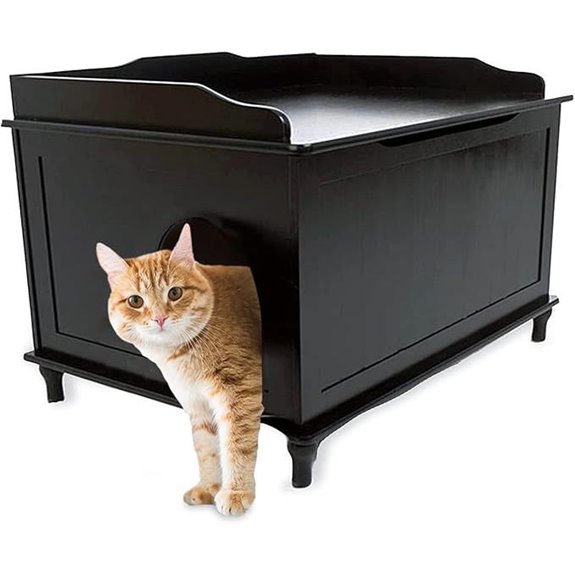 Designer Cat Litter Box Enclosure with Cover