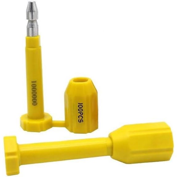 tamper evident serial container seals