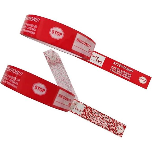 tamper evident tape pack