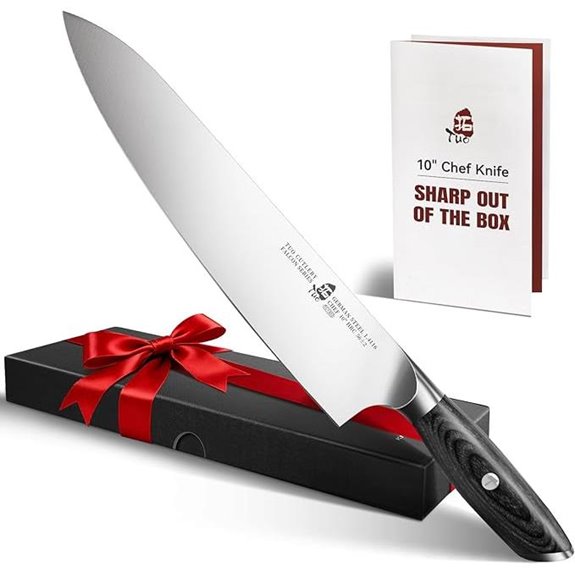 TUO 10-Inch Chef Knife High Carbon German Steel