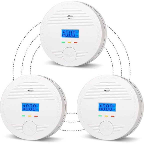 Interconnected Smoke & CO Detectors (3-Pack)