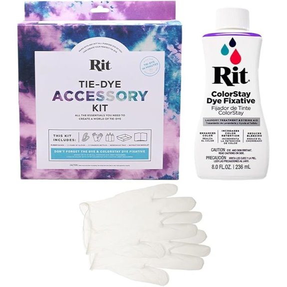Rit Tie Dye Kit with Fixative and Gloves