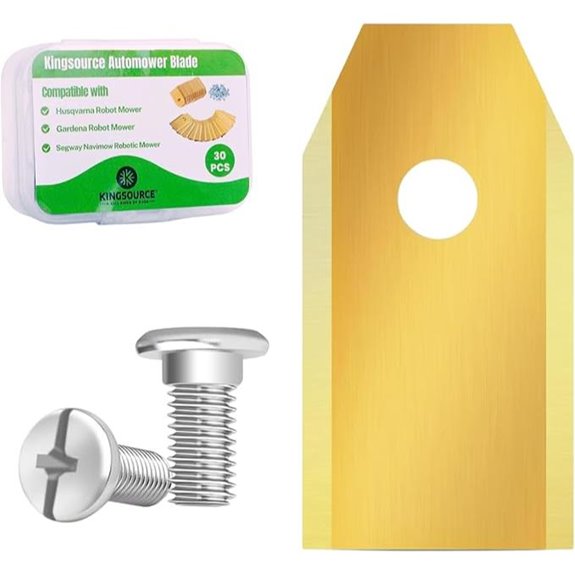30-Pack Titanium Blades for Robotic Lawn Mowers