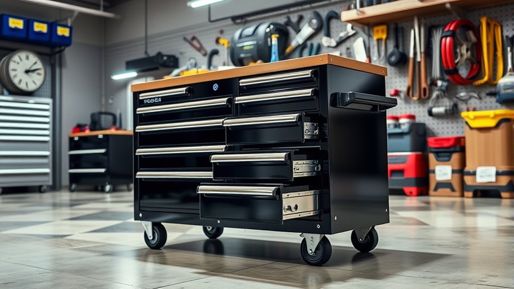 tool chest storage and features