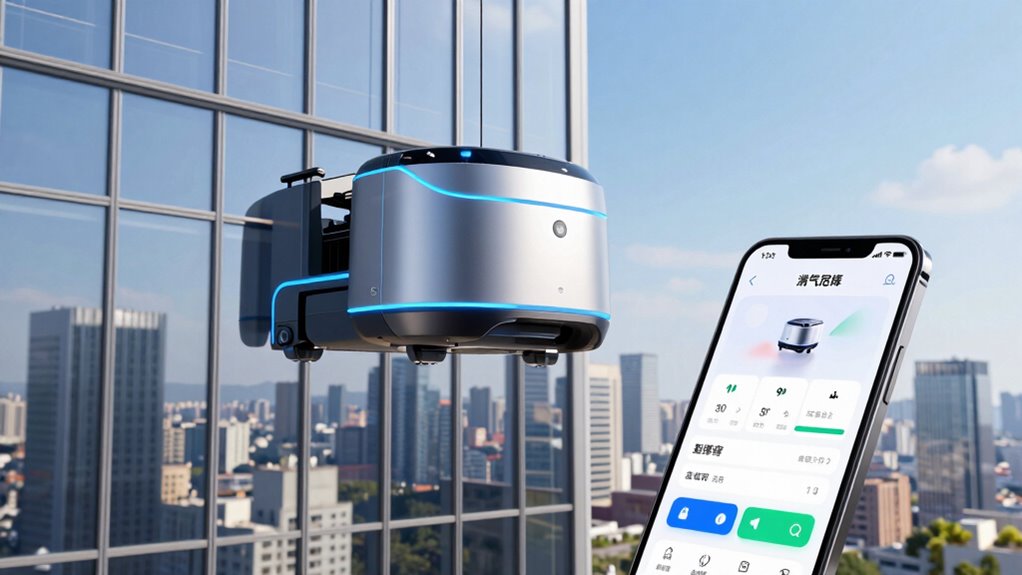 top app controlled window robots