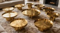 top brass tray coffee tables