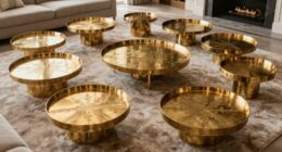 top brass tray coffee tables