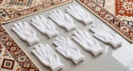 top cotton gloves and rugs