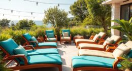 top cushioned outdoor lounge chairs