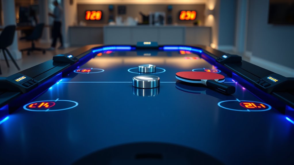 top electronic air hockey tables