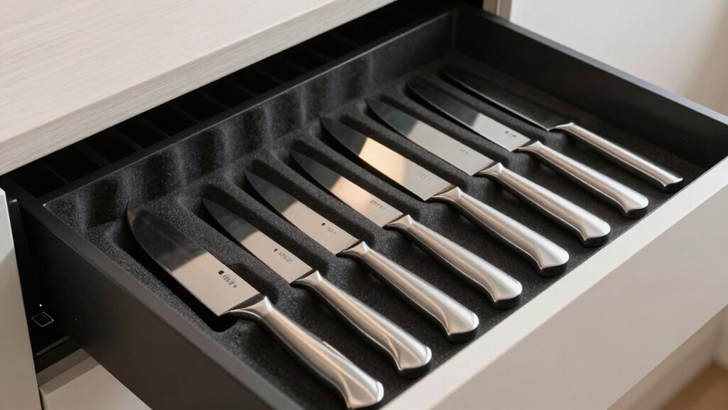 top knife drawer storage