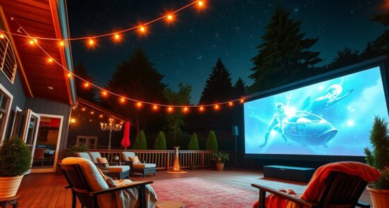top outdoor movie projectors
