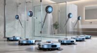 top shower glass cleaning robots