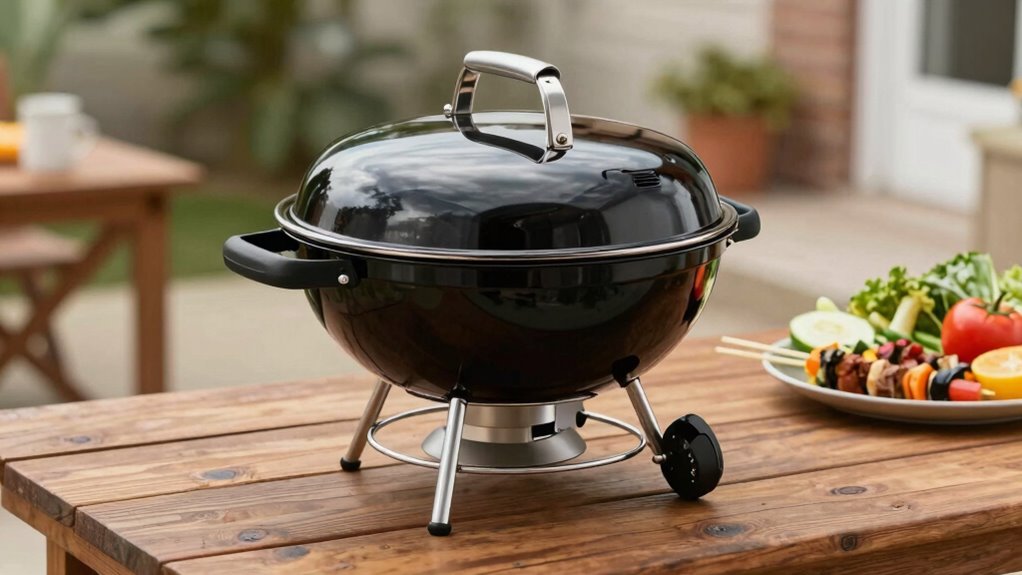 top small space charcoal grills