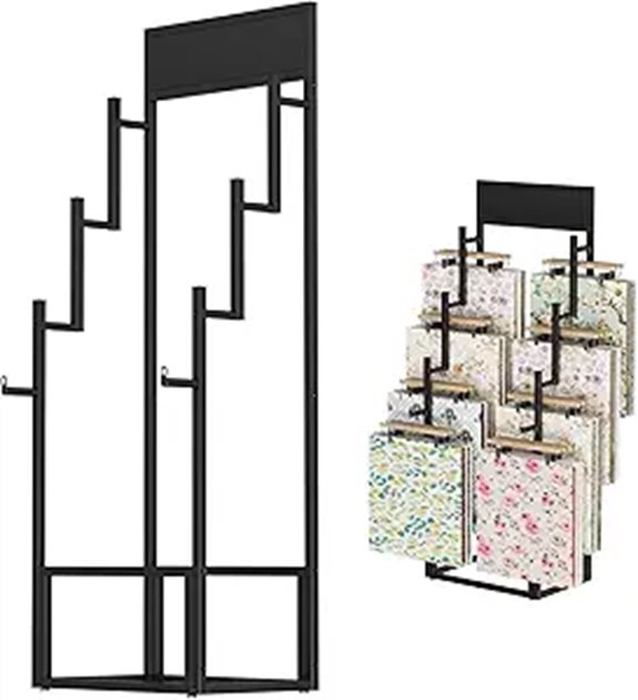 Yeshine Rug Display Rack for Trade Shows