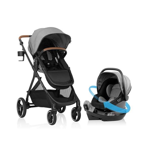 Evenflo Shyft Intuiti Travel System with Rotating Car Seat