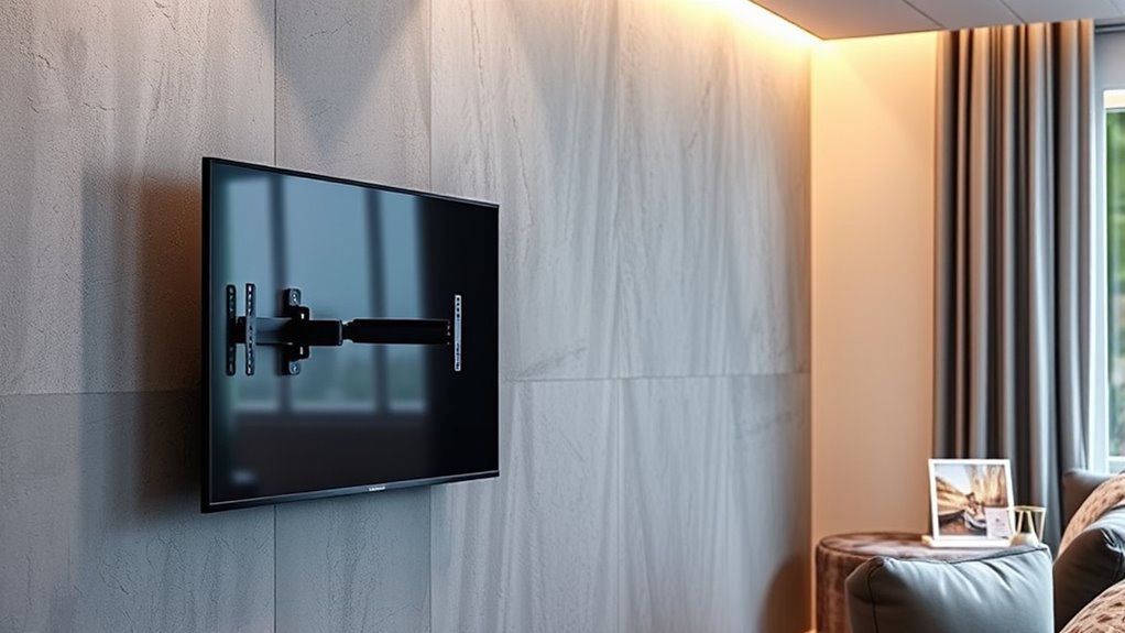 tv mount compatibility and adjustability