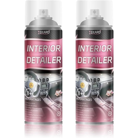 Car Interior Cleaner & Tire Detailer (2 Bottles)