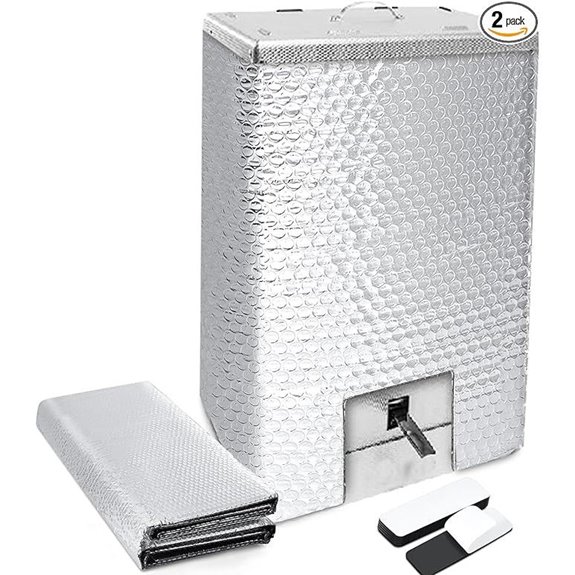 2 Pack Electric Smoker Insulation Blankets with Hooks