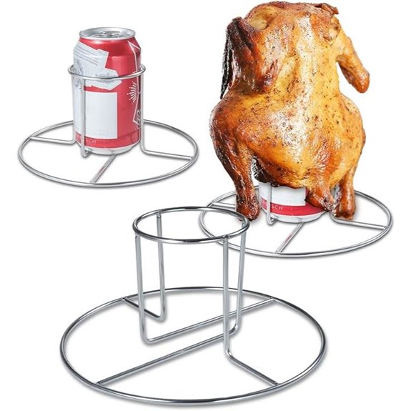 Beer Can Chicken Holders (2-Pack) for Grilling