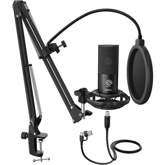 usb condenser microphone kit