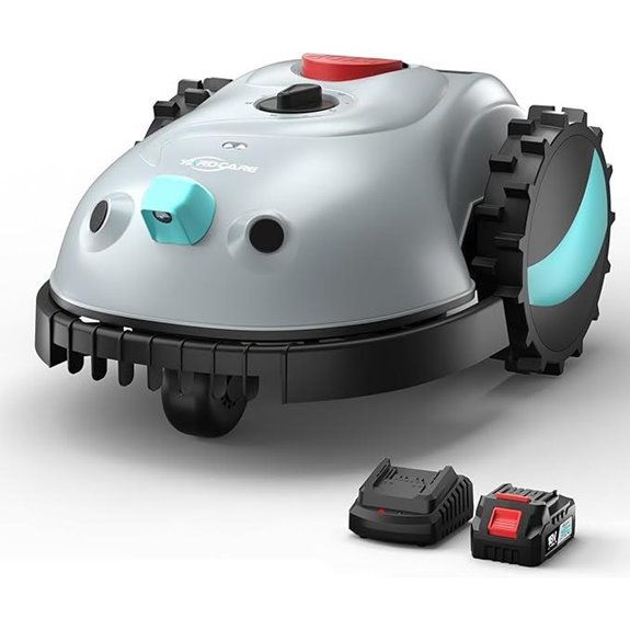 V100 Robotic Lawn Mower with Obstacle Avoidance