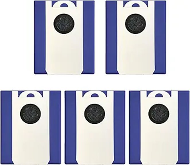 5 Pack Vacuum Dust Bags for bObsweep UltraVision