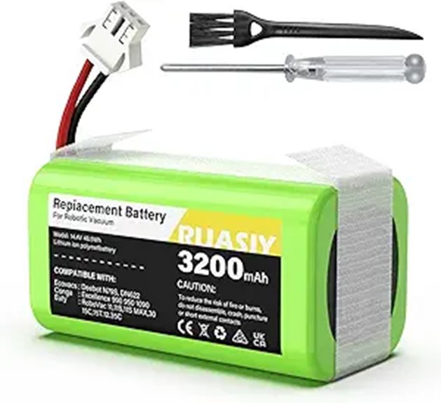 14.4V Vacuum Robot Battery Replacement for Eufy Ecovacs