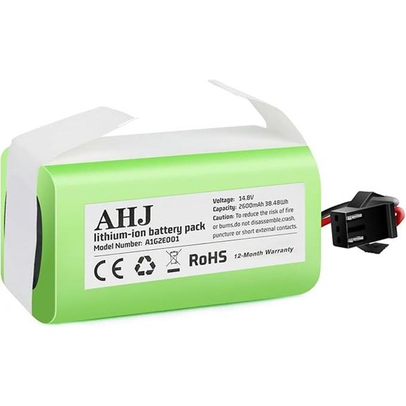 AHJ Replacement Battery for Ecovacs and Eufy Vacuums