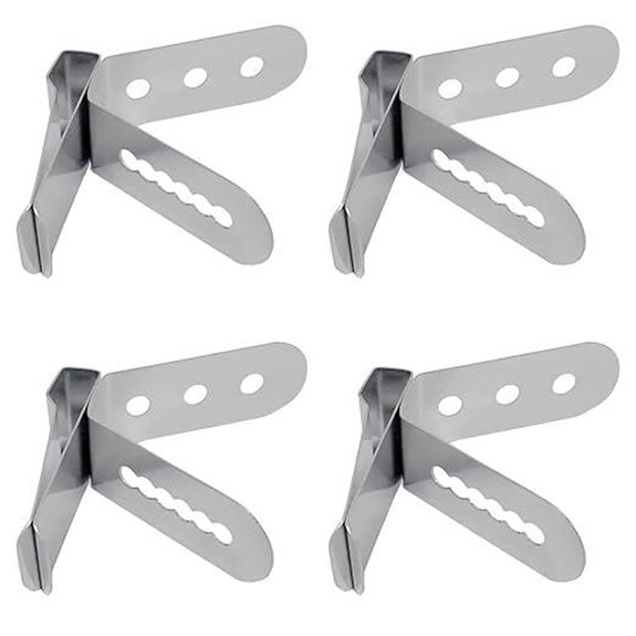 Multifunctional 4-Piece Stainless Steel BBQ Probe Clips