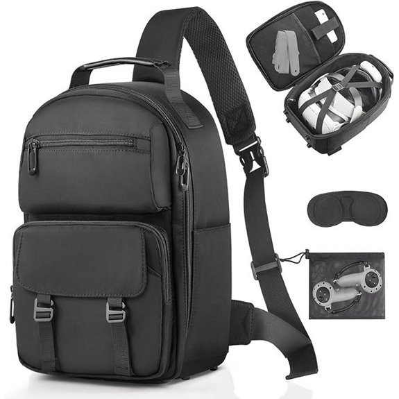 FOREGOER VR Headset & Controller Travel Carrying Case