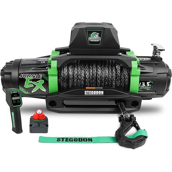 Winch 13500 lb Waterproof Electric Off-Road with Remote