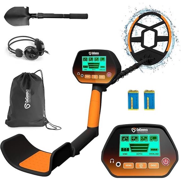 waterproof metal detector for children