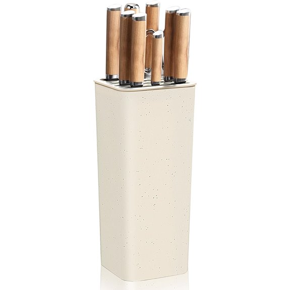 Newe Knife Block Organizer with Wavy Slots