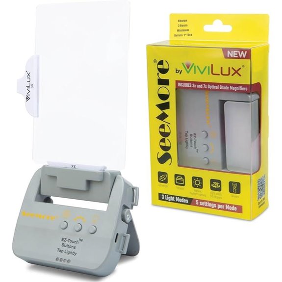 SeeMore Wearable LED Neck Light with Magnifiers