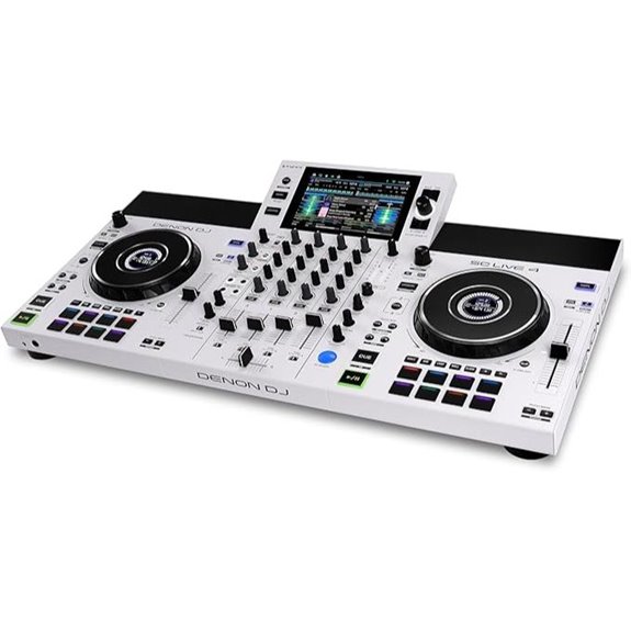 Denon DJ SC LIVE 4 White | 4-Deck Standalone Controller