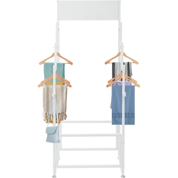 Carpet Display Rack for Retail Store (White)