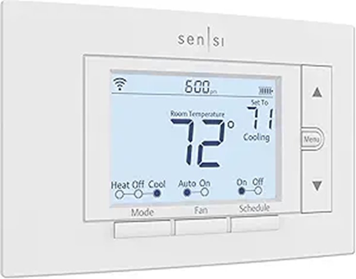 Sensi Smart Thermostat Wi-Fi Alexa Energy Star Certified