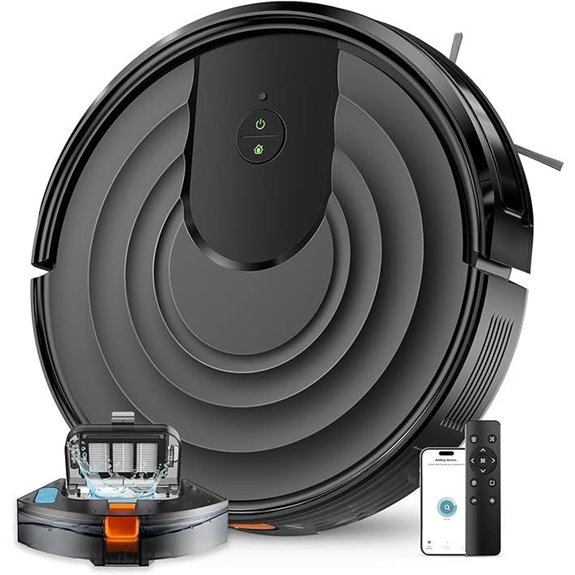 Robot Vacuum & Mop Combo with Wi-Fi Control