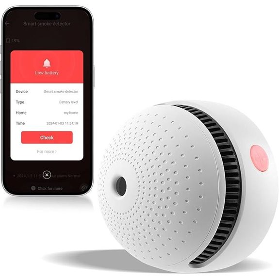 Smart Wi-Fi Smoke Detector with App Notifications